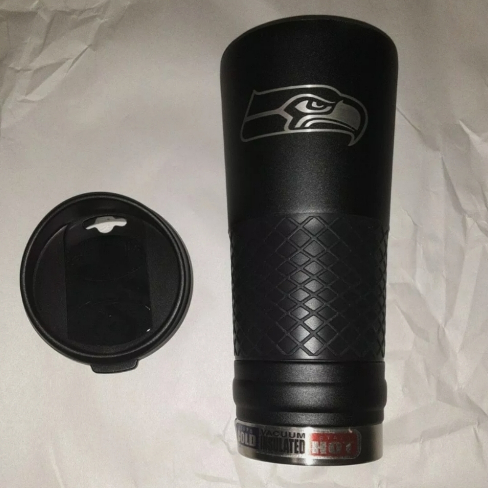 Dynasty Drinkware Seattle Seahawks Tumbler. 24 oz. Hot and Cold. NFL